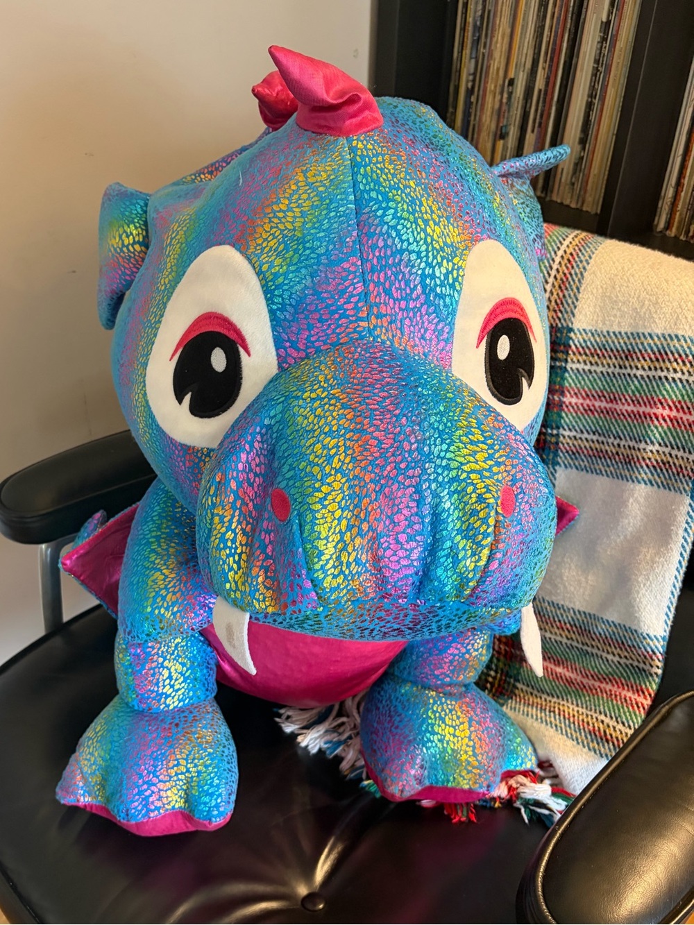 Giant Rainbow Dragon Plush Toy